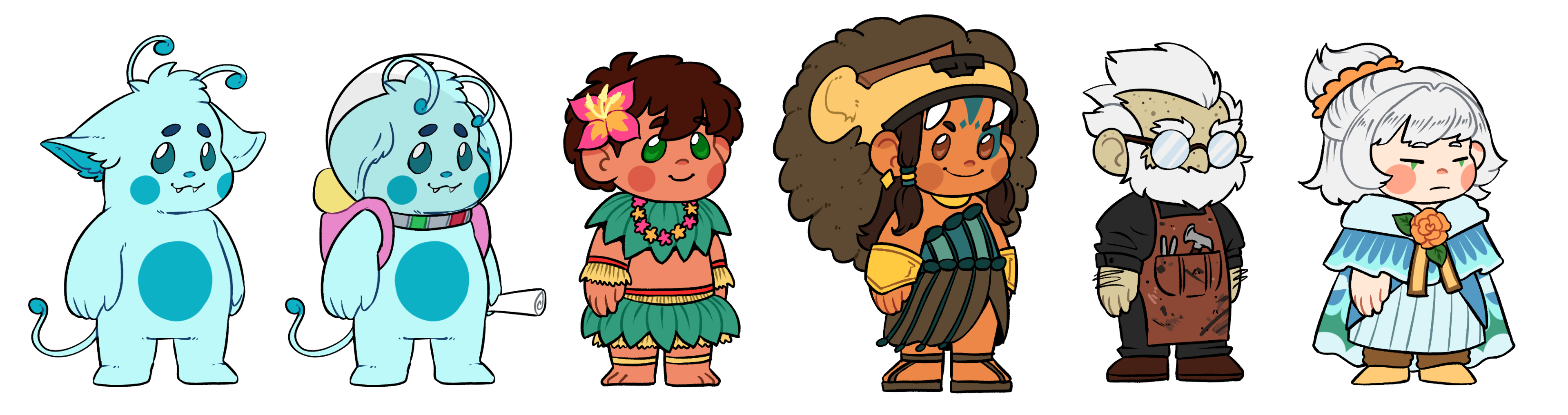 Murph's Journey Character Lineup