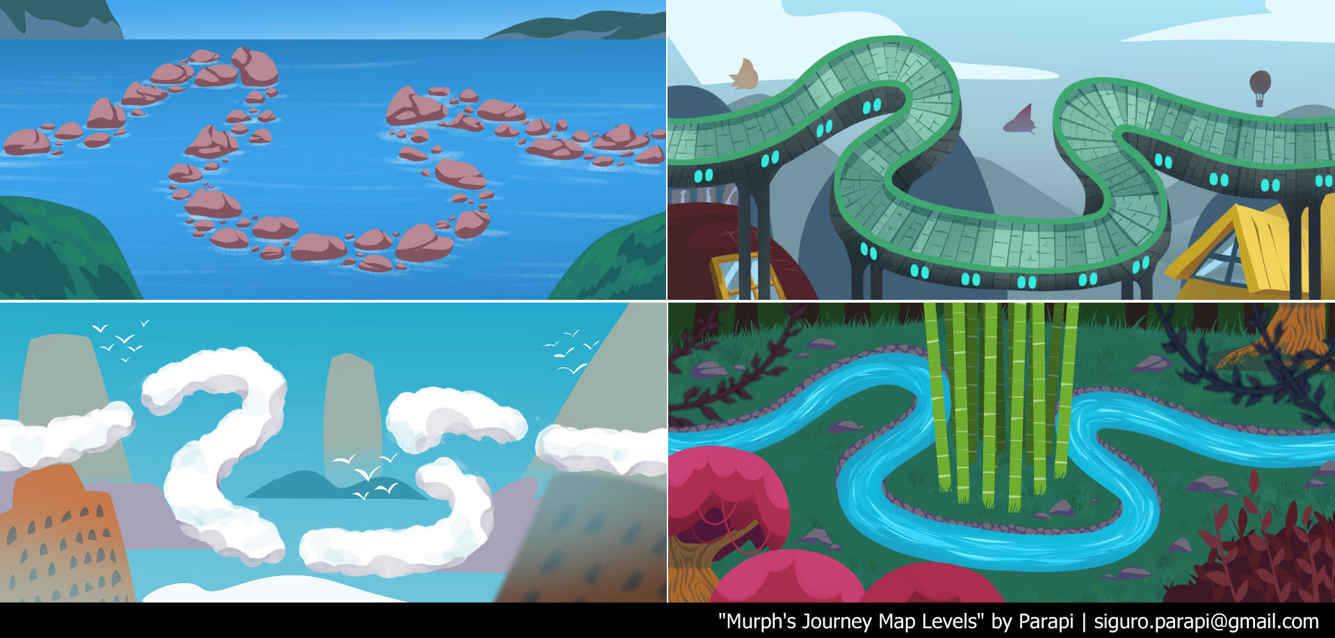 Murph's Journey Map Levels